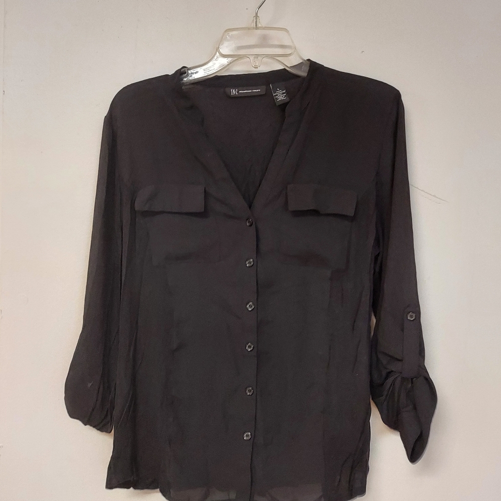 INC black blouse